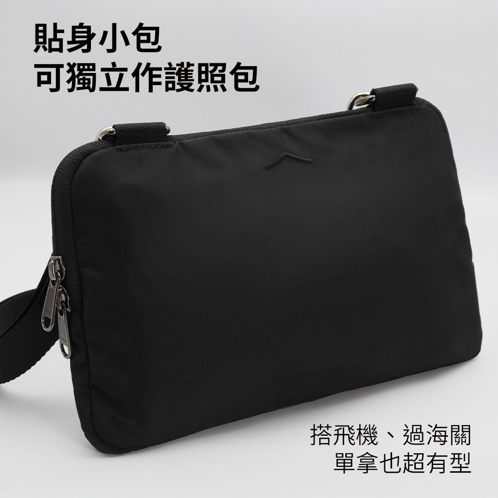 SANBOO小山包・輕旅日常|輕量防潑水・可拆百搭設計・MIT製造・旅行/日常兩用側背包