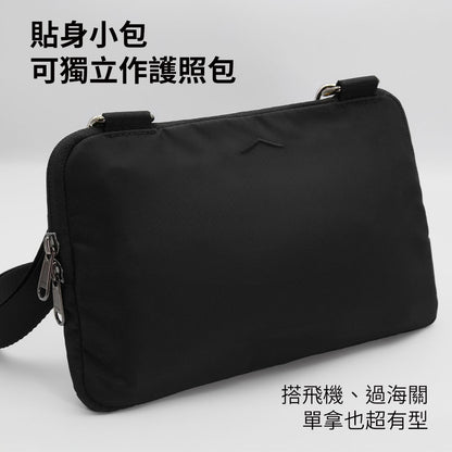 SANBOO小山包・輕旅日常｜輕量防潑水・可拆百搭設計・MIT製造・旅行/日常兩用側背包